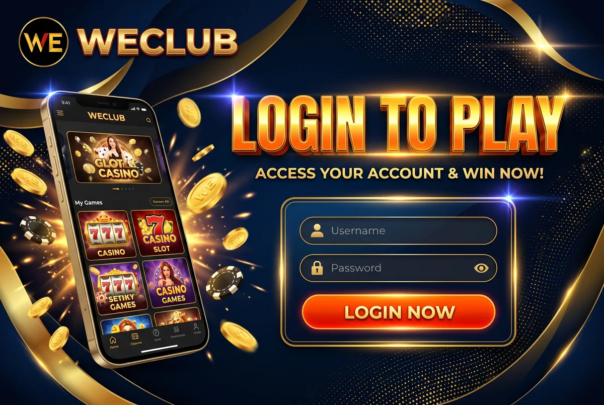WeClub login to play: access your account